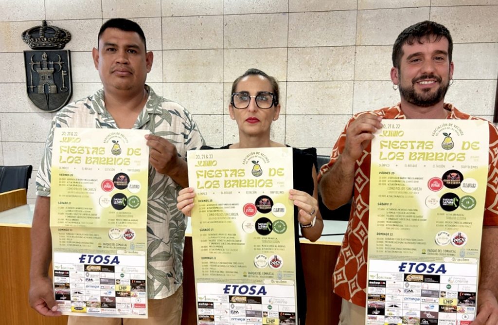 Las fiestas de los barrios Olmpico, Estacin, Triptolemos y Las Peras tendrn lugar este fin de semana
